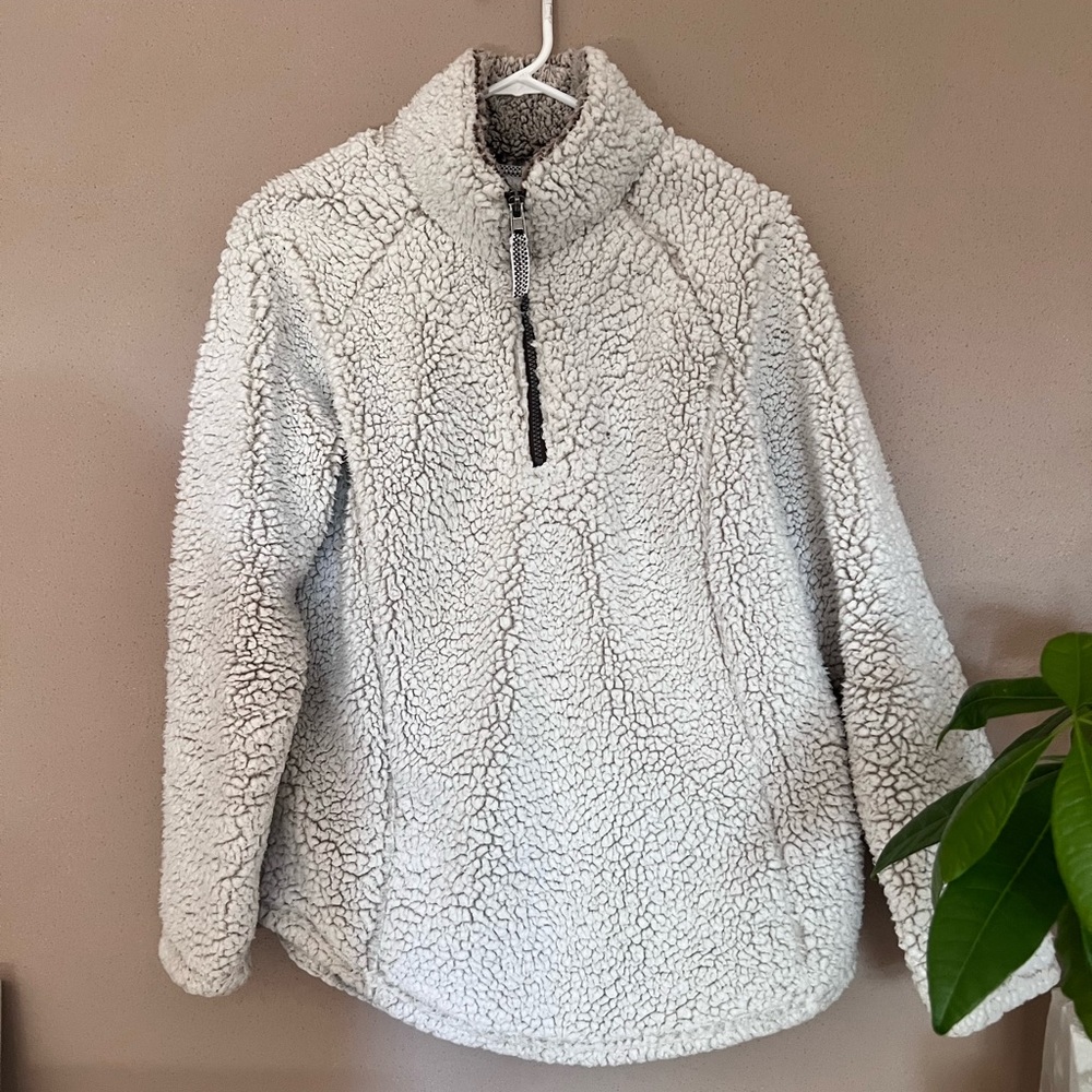 Cozy Sherpa large cream jacket